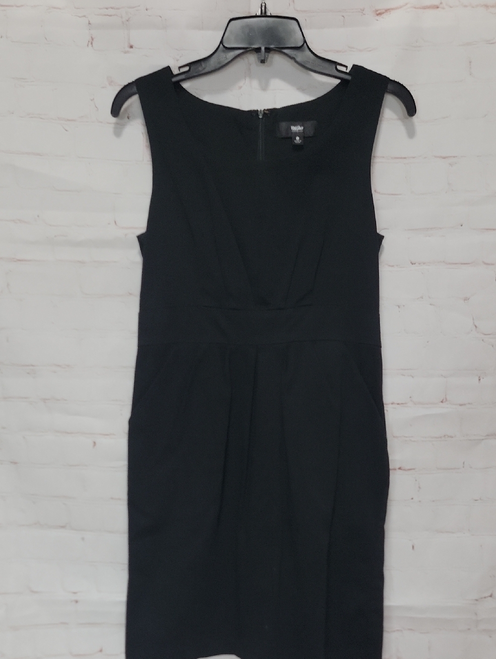 Mossimo Supply Co. Black Sleeveless Midi Sheath Dress